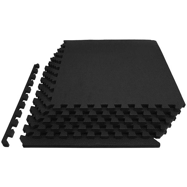 6-Piece BalanceFrom 24 sq. ft. Interlocking Puzzle Exercise Mat Set
