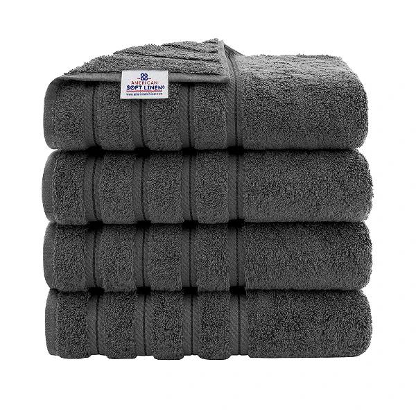 4 Piece Bath Towel Set