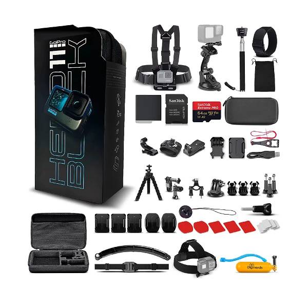 GoPro HERO11 Black + 64GB Card and Kit