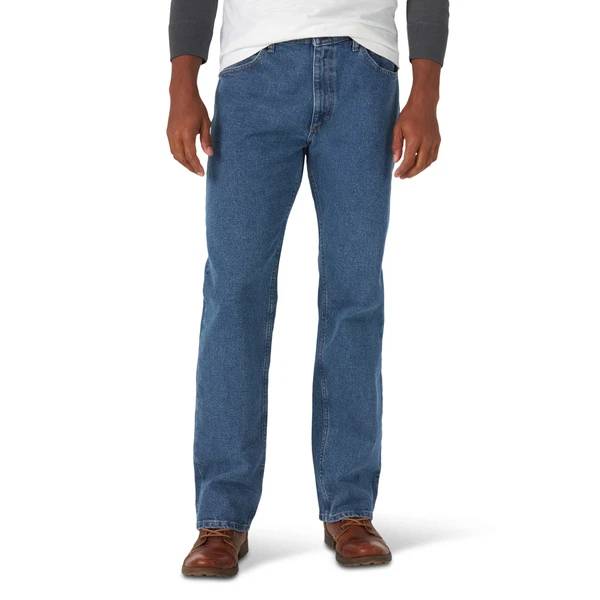 Wrangler Men's and Big Men's Regular Fit Jeans with Flex