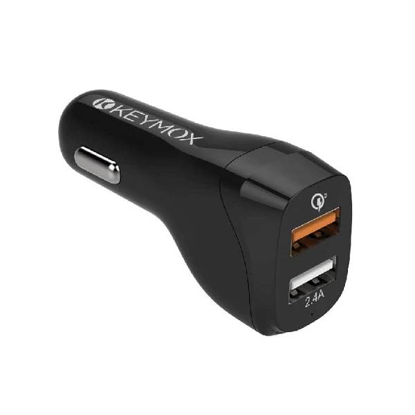 30W Dual Port USB-A Car Charger
