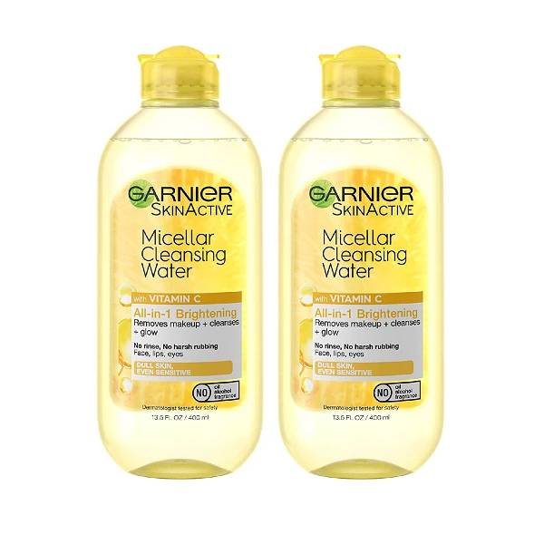 Garnier SkinActive Micellar Cleansing Water with Vitamin C - 2 Count