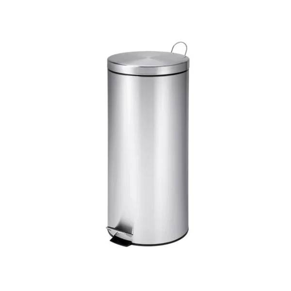 8-Gallon Honey Can Do Round Step On Kitchen Trash Can