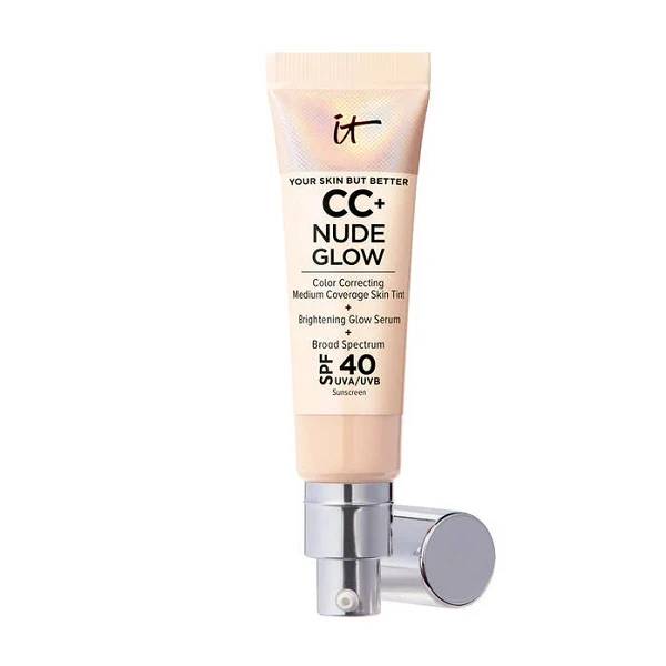 CC+ Nude Glow Lightweight Foundation + Glow Serum with SPF 40