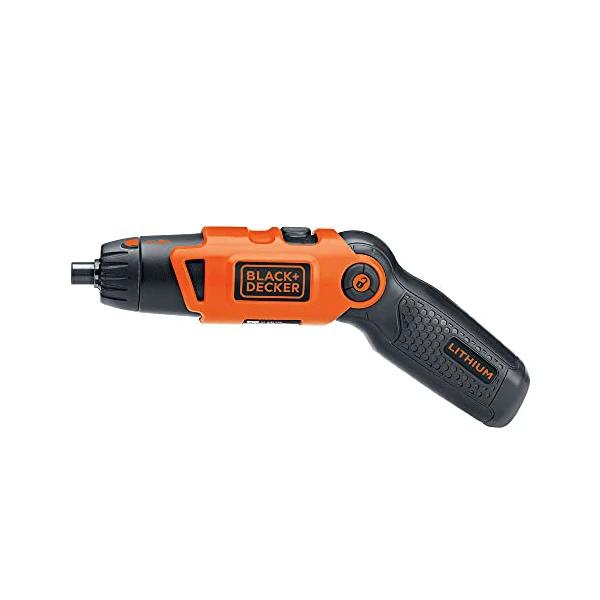 Black+Decker 3.6V Cordless Screwdriver With Pivoting Handle