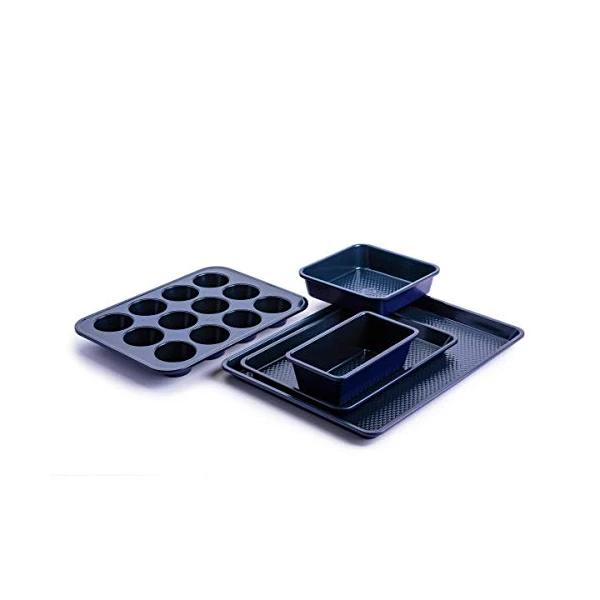 Blue Diamond 5 Piece Nonstick Steel Baking Pans Set