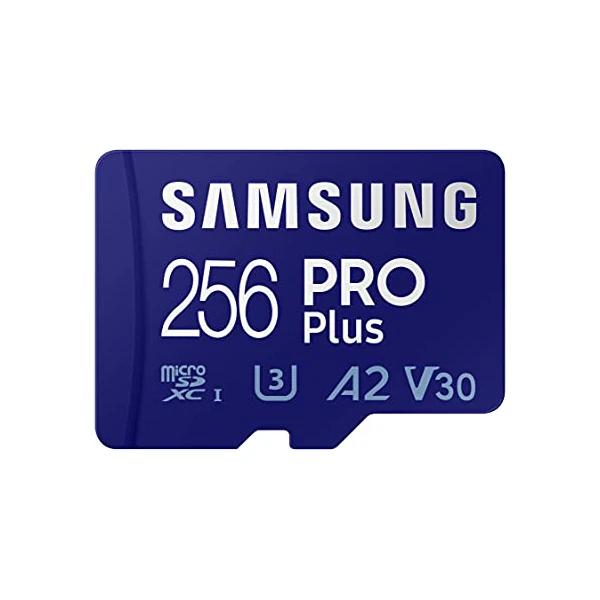 256GB SAMSUNG Pro Plus Micro SD Memory Card + Adapter