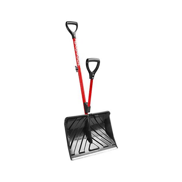 Snow Joe Shovelution Strain-Reducing 18" Snow Shovel