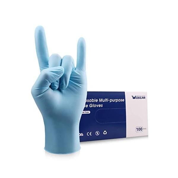 Nitrile Disposable Gloves Powder Free 3mil 100 Pcs