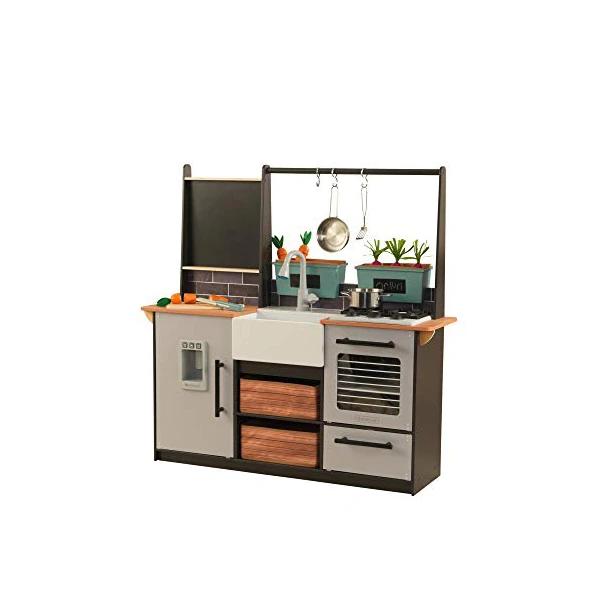 KidKraft Wooden Farm to Table Play Kitchen with Lights & Sounds