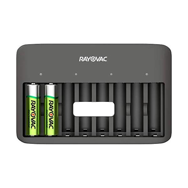 Rayovac 8-Bay USB Battery Charger
