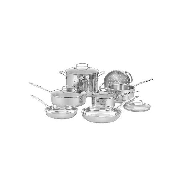 Cuisinart Chef's Classic Stainless 11-Piece Cookware Set