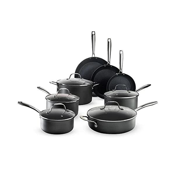Granitestone 13 Piece Hard Anodized Premium Chef’s Cookware Set