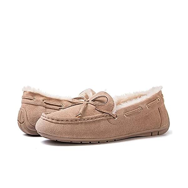Women's Faux Fur Lined Slippers