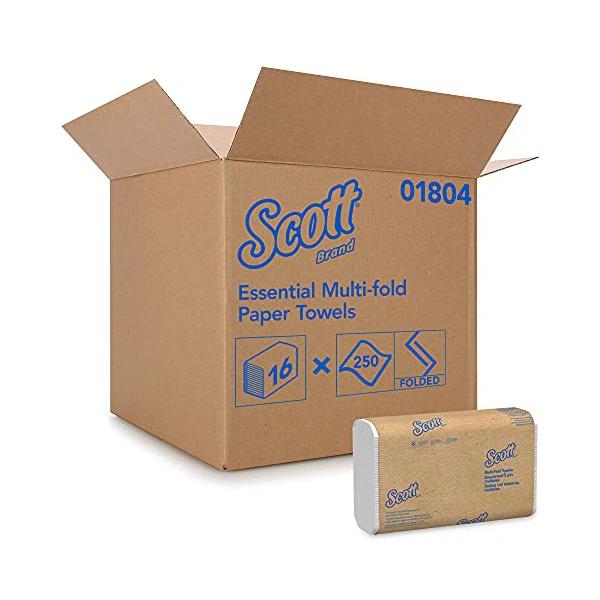 16 Packs Scott Essential Multifold Paper Towels