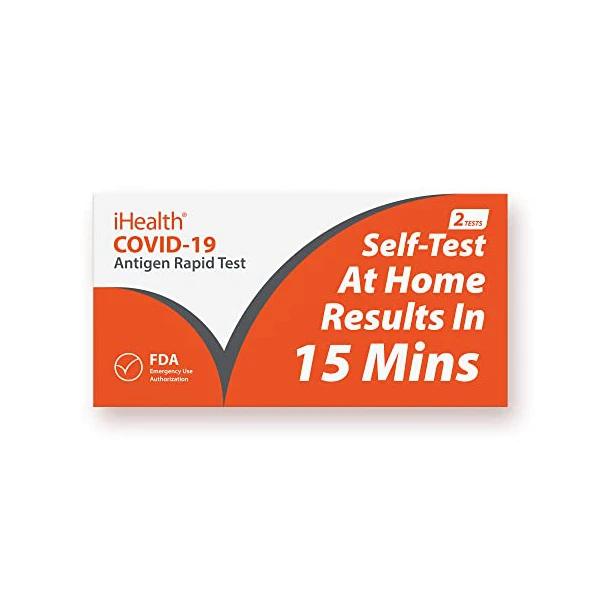 Pack Of 2 iHealth COVID-19 Antigen Rapid Tests