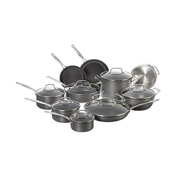 Cuisinart Chef’s Classic 17-Piece Non-Stick Hard Anodized Cookware Set