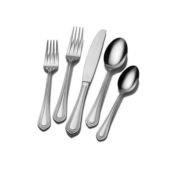 Mikasa Regent Bead 65 Piece Silverware Set