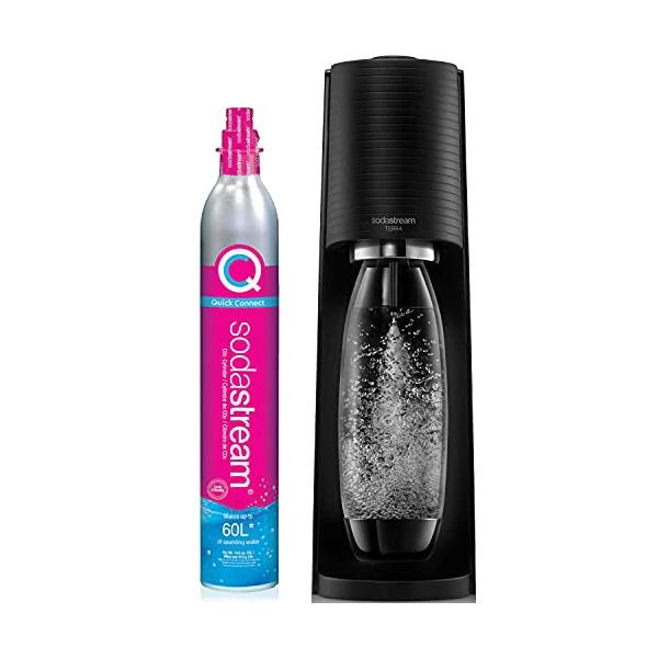 SodaStream Terra Sparkling Water Maker with CO2 and DWS Bottle