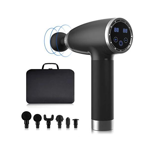 Muscle Massage Gun 6 Ergonomic Heads and 6 Speeds
