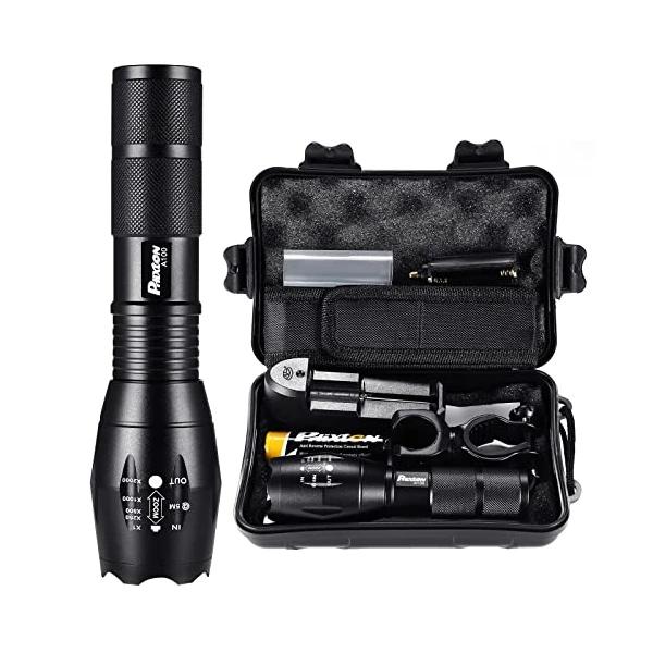 Powerful High Lumen Tactical LED Flashlight