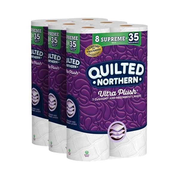 Quilted Northern Ultra Plush Toilet Paper, 24 Supreme Rolls