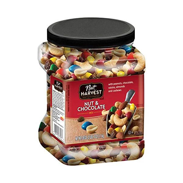 Nut Harvest Nut & Chocolate Mix (39 Ounce Jar, OU-D)