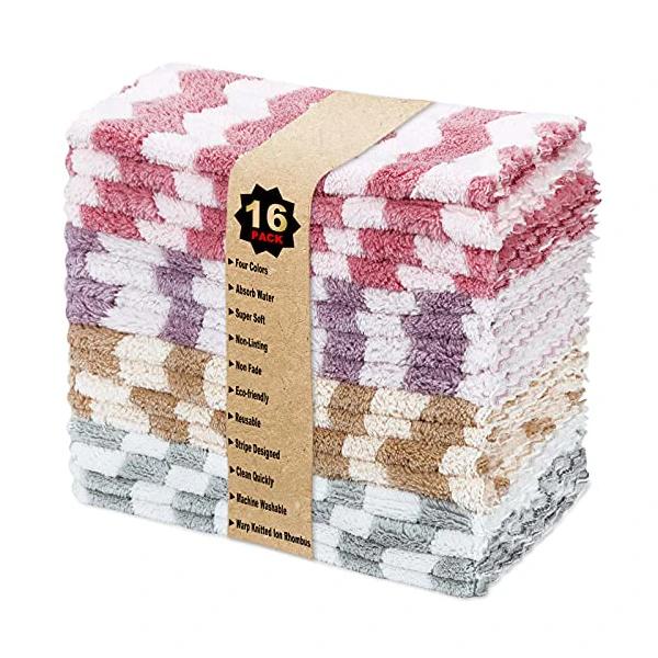 Pack Of 16 Premium Dish Cloths
