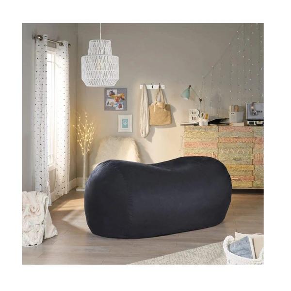 Christopher Knight Home Traditional David 7 Foot Bean Bag, Black