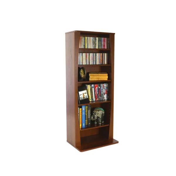 Atlantic 19x47 Canoe XL Multimedia Storage Shelf Bookcase