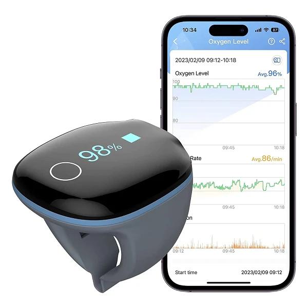 Wellue O2Ring Finger Oxygen Monitor