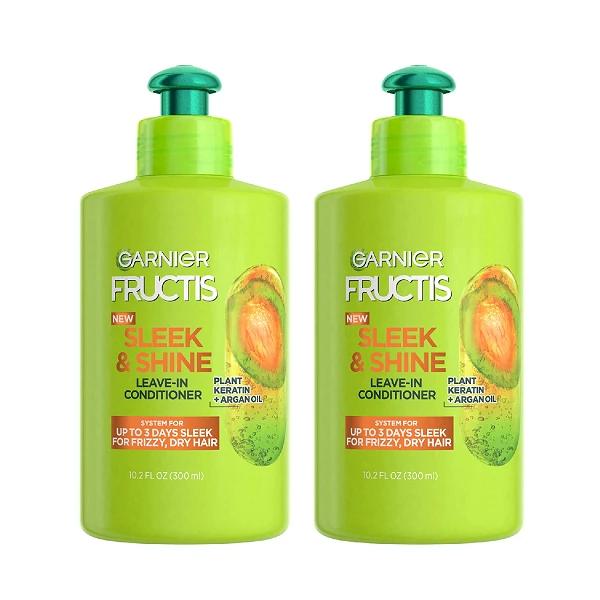 Garnier Fructis Sleek & Shine Leave-In Conditioning Cream - 2 Count