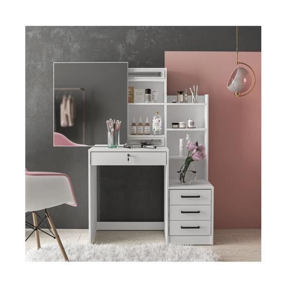 Modern Bedroom Vanity Table with Mirror