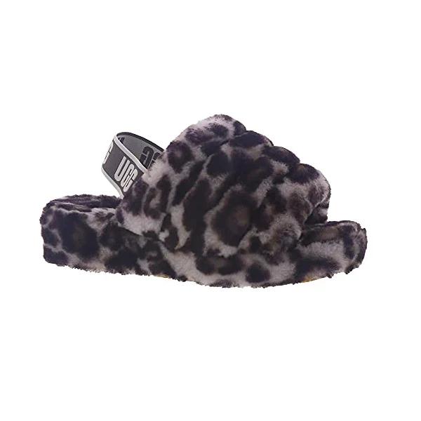 UGG Women’s Fluff Yeah Slide Panther Print Slipper