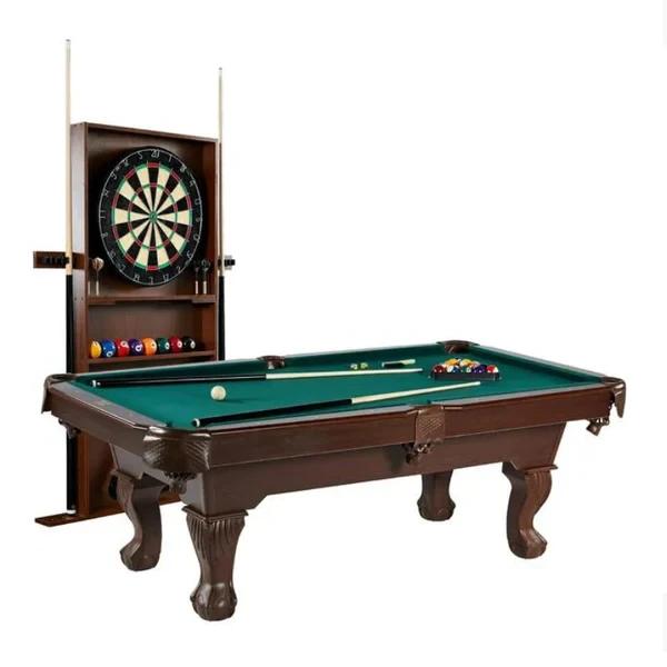 Barrington 90″ Ball and Claw Leg Billiard, Pool Table