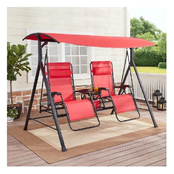 Mainstays Zero-Gravity Steel Porch Swing