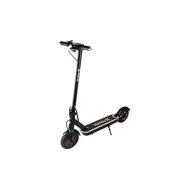 Hurley Hang 5 Electric Scooter, Powerful 500 Watt Motor, Folding Design, Hurley Black