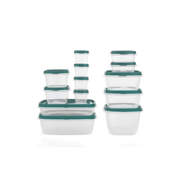 26 Piece Plastic Food Storage Container Set