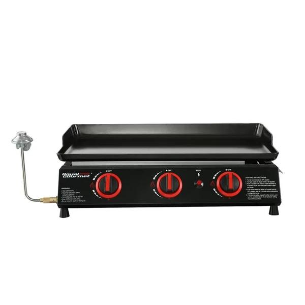 Royal Gourmet 24" 3-Burner Tabletop Gas Griddle