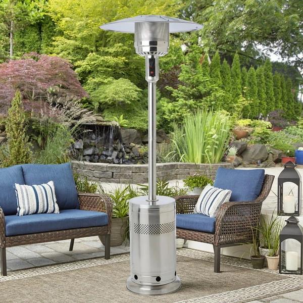 Mainstays 48,000 BTU Propane Gas Outdoor Freestanding Patio Heater