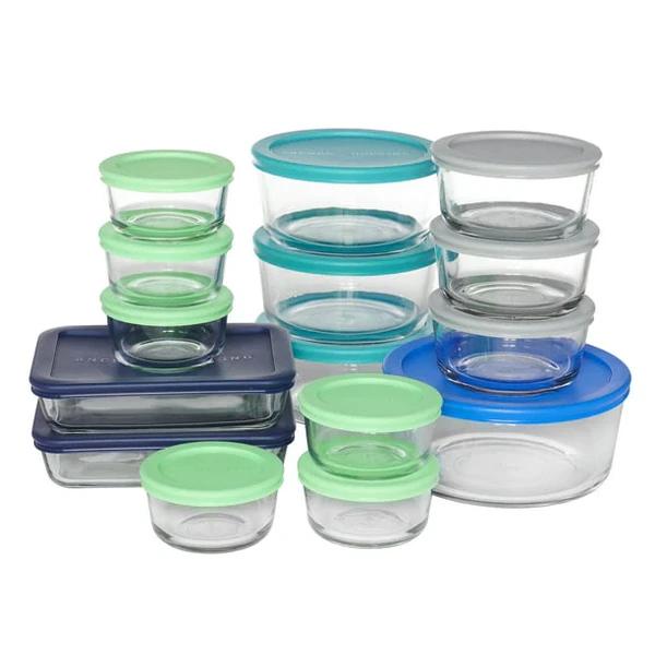 Anchor Hocking 30 Piece Glass Food Storage and Bake Container Sets
