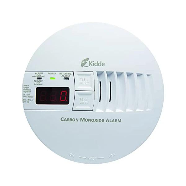 Kidde Smoke & Carbon Monoxide Detector, Hardwired with Battery Backup & Voice Alert