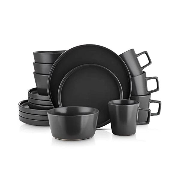 Stone Lain Coupe Dinnerware Set (Service For 4)