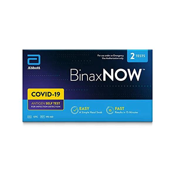 BinaxNOW COVID-19 Antigen Self Test (2 Tests)