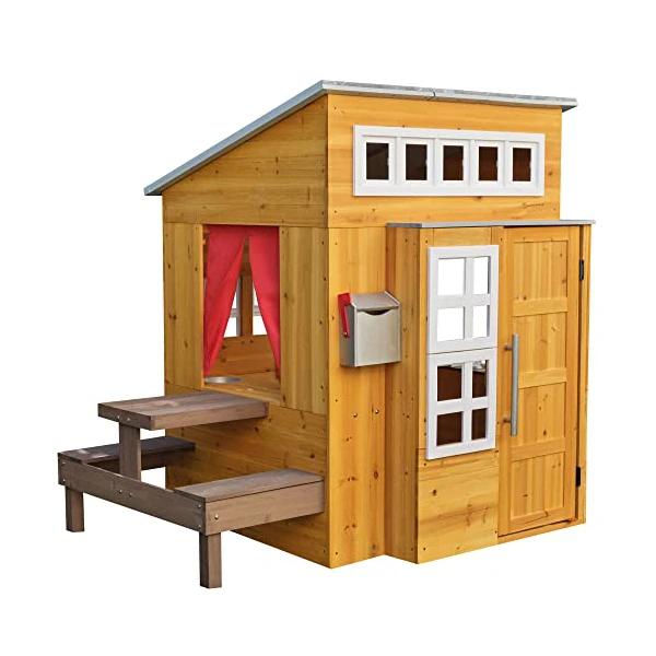 KidKraft Modern Outdoor Wooden Playhouse