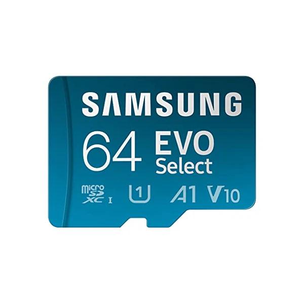 Samsung EVO Select 64GB microSD Card