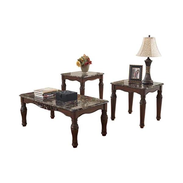 Marble 3-Piece Table Set