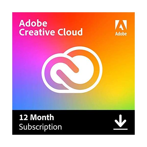 12-Month subscription Adobe Creative Cloud Entire Collection of Adobe Creative Tools Plus 100G Storage
