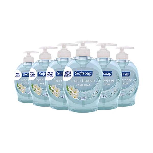 Softsoap Liquid Hand Soap, Fresh Breeze - 7.5 Fluid Ounce (Pack of 6)