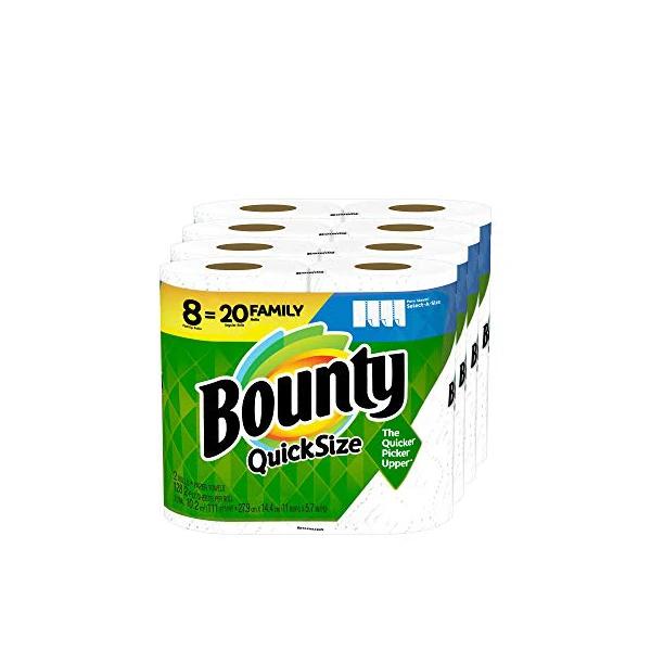 8 Family Rolls Of Bounty Paper Towles